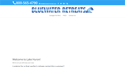 Desktop Screenshot of bluewaterretreats.com